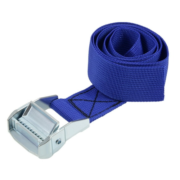 Blue 2Pcs uxcell 2.5M x 25mm Lashing Strap Cargo Tie Down Straps w Cam Lock Buckle 250Kg Work Load Blue 2Pcs uxcell 2.5M x 25mm Lashing Strap Cargo Tie Down Straps w Cam Lock Buckle 250Kg Work Load